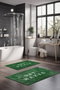 Mijölnir Juego de alfombrillas de baño de 2 piezas Multicolor CT-5398